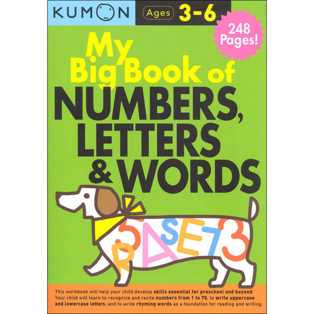 (Age　Letters　3-6)　Big　Numbers,　Kumon　Skills　Words　My　BabyOnline　Basic　Book　Kumon　of　HK