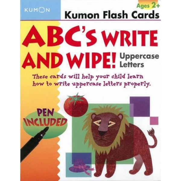 Kumon - ABCs Uppercase Write & Wipe Flash Cards - Kumon