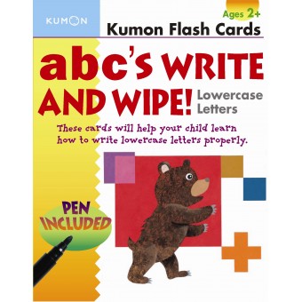 Kumon - abc's Lowercase Write & Wipe Flash Cards