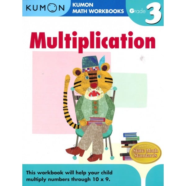 Kumon - Math Workbook - Multiplication (Grade 3) - Kumon - BabyOnline HK