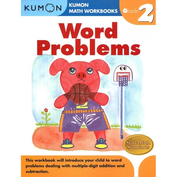 Kumon - Math Workbook - Word Problems (Grade 2) - Kumon - BabyOnline HK