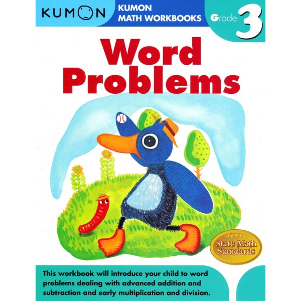 Kumon - Math Workbook - Word Problems (Grade 3) - Kumon - BabyOnline HK