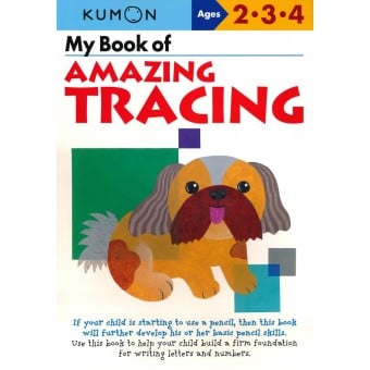 Kumon Basic Skills - My Book of Amazing Tracing (Age 2, 3, 4)
