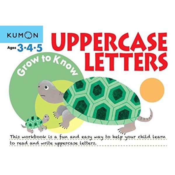 Kumon - Grow to Know - Uppercase Letters (Age 3, 4, 5) - Kumon - BabyOnline HK