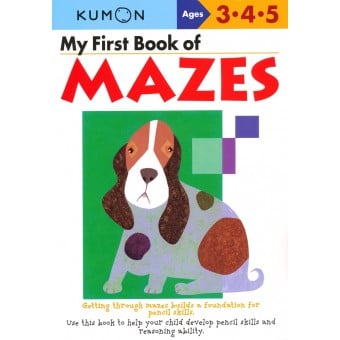 Kumon Basic Skills - My First Book of Mazes (Age 3, 4, 5)
