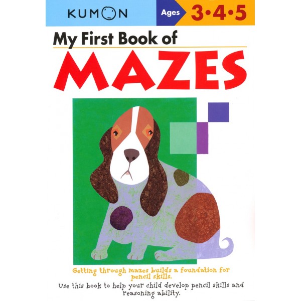 Kumon Basic Skills - My First Book of Mazes (Age 3, 4, 5) - Kumon - BabyOnline HK