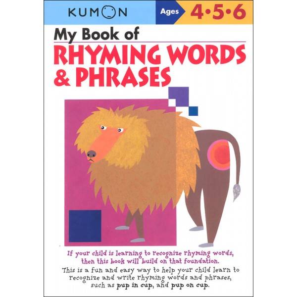 Kumon Verbal Skills - My Book of Rhyming Words & Phrases (Age 4, 5, 6) - Kumon - BabyOnline HK