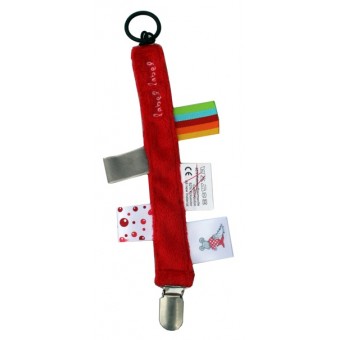 Pacifier Clip - Red
