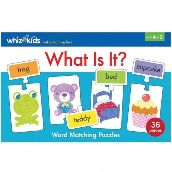Whiz Kids - Word Matching Puzzles - What Is It? - Lake Press - BabyOnline HK