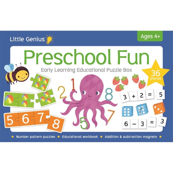 Little Genius Early Learning Educational Puzzle Box - Preschool Fun - Lake Press - BabyOnline HK