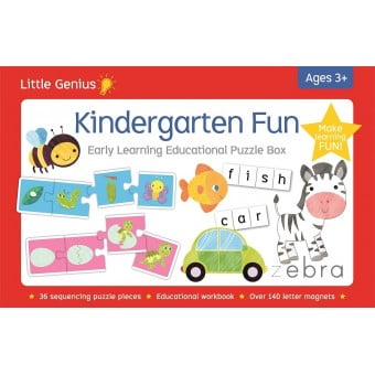 Little Genius Early Learning Educational Puzzle Box - Kindergarten Fun