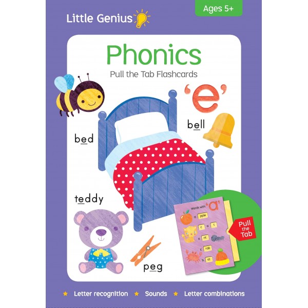 Little Genius - Touch & Trace Flashcards - Phonics - Lake Press - BabyOnline HK