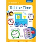 Little Genius - Pull the Tab Educational Fun - Tell the Time - Lake Press - BabyOnline HK