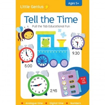 Little Genius - Pull the Tab Educational Fun - Tell the Time