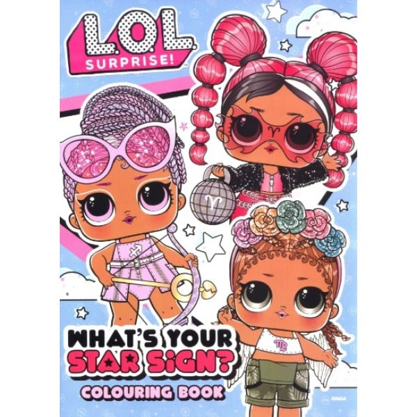 LOL Surprise - Colouring and Activity Book - What's Your Star Sign? - Lake Press - BabyOnline HK