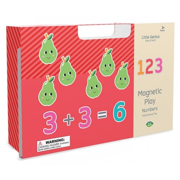 Little Genius - Play & Learn - Magnetic Play (Numbers) - Lake Press - BabyOnline HK