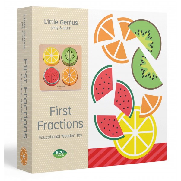 Little Genius - Play & Learn - First Fractions - Lake Press - BabyOnline HK