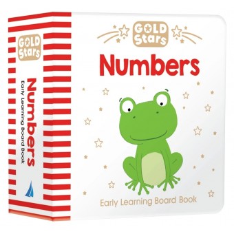 Early Learning Board Book - Gold Stars - Numbers