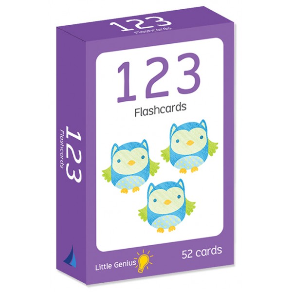 Little Genius Flashcards - 123 - Lake Press - BabyOnline HK