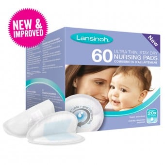 Disposable Nursing Pads with Blue Lock Core (60 pads)