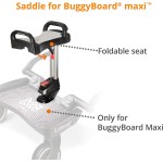 Lascal - Saddle for BuggyBoard Maxi (Red) - Lascal - BabyOnline HK