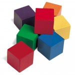 One-Inch Color Wooden Cubes (102 pieces) - Learning Resources - BabyOnline HK