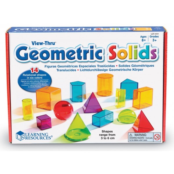 View-Thru Geometric Solids - Learning Resources - BabyOnline HK