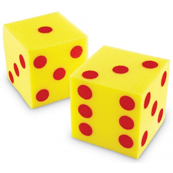 Giant Soft Cubes - Dots (2 pcs) - Learning Resources - BabyOnline HK