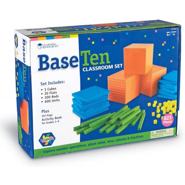 Brights! Base Ten Classroom Set - Learning Resources