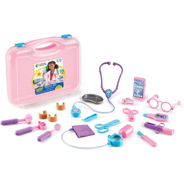 Pretend & Play - Doctor Set (Pink) - Learning Resources - BabyOnline HK