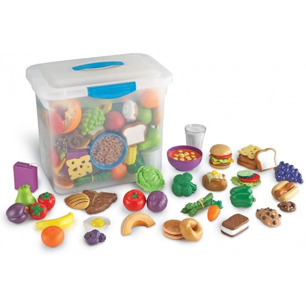 New Sprouts Classroom Play Food Set (100 pieces) - Learning Resources - BabyOnline HK