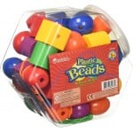 Plastic Lacing Beads - Learning Resources