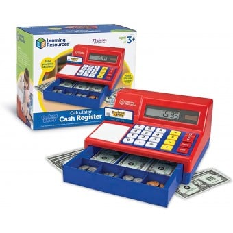 Pretend & Play - Calculator Cash Register (US Currency)