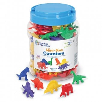 Mini-Dino Counters - Set of 180 Counters
