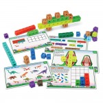 MathLink Cubes - Kindergarten Activity Set - Dino Time! - Learning Resources