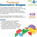Translucent Geometric Shapes (Set of 408) - Learning Resources - BabyOnline HK