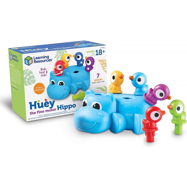 Huey - The Fine Motor Hippo - Learning Resources