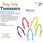 Easy Grip Tweezers (12 pcs) - Learning Resources - BabyOnline HK