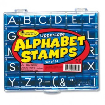 Uppercase Alphabet Stamps