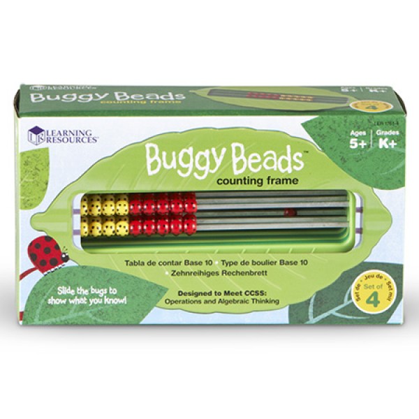 Buggy Beads - Counting Frame (Set of 4) - Learning Resources