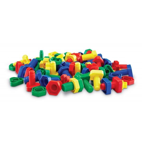 Attribute Nuts & Bolts (Set of 64) - Learning Resources - BabyOnline HK