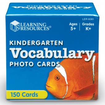 Kindergarten Vocabulary Photo Cards (150 cards)