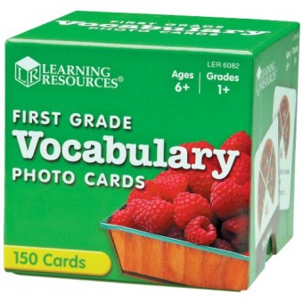 First Grade Vocabulary Photo Cards (150 cards)