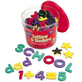 Magnetic Foam Letters & Numbers Deluxe Set
