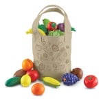 New Sprouts Fresh Picked Fruit & Veggie Tote - Learning Resources