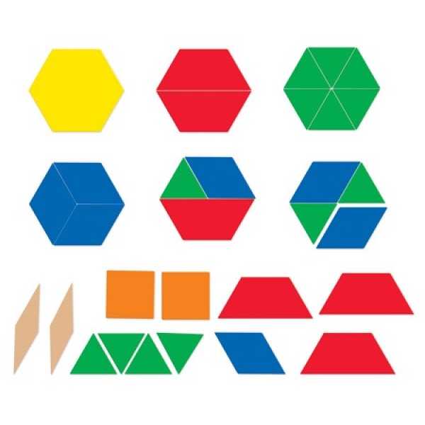 Giant Magnetic - Pattern Blocks - Learning Resources - BabyOnline HK