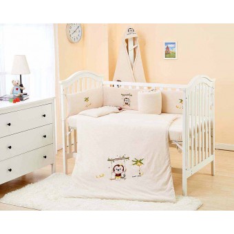 Baby Knitted Bedding Set (Active Monkey)