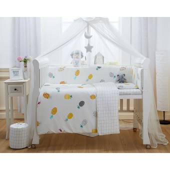 Baby Knitted Bedding Set (Pineapple Lattice)