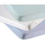 Baby Knitted Fitted Sheet 71 x 132cm - Simply Basic (Light Green) - Lenny World