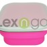Silicone Collapsible Snack Box - Medium 850ml (Pink)